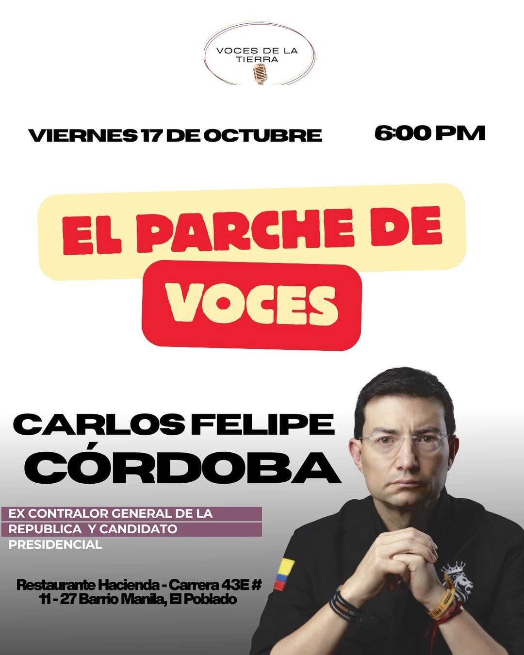 Encuentro con Carlos Felipe Córdoba